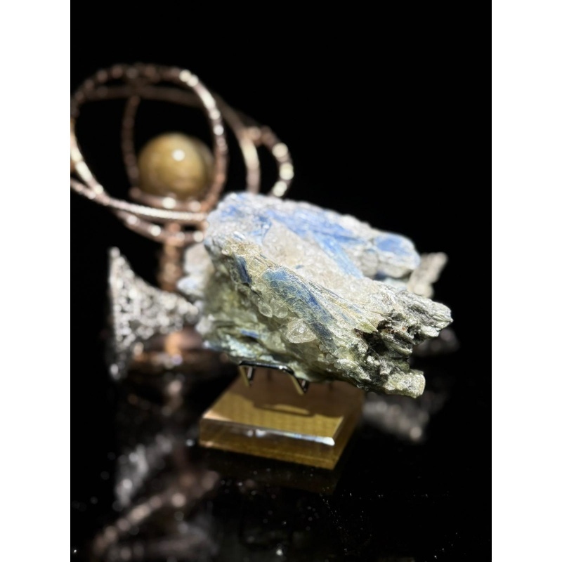 HKCG0327-088 精品藍晶原石礦養手串消磁 (A88)