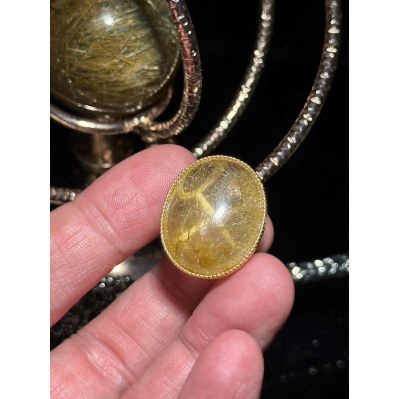 HKCG0327-097 吊墜手鏈 兩用水晶魔盒維納斯金髮 (A97)