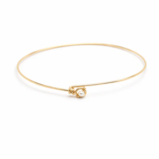 1YA0326-079 [YAY PARIS] Pina Cuff - Cultured Pearls Gold #5cqsi101 (EU)