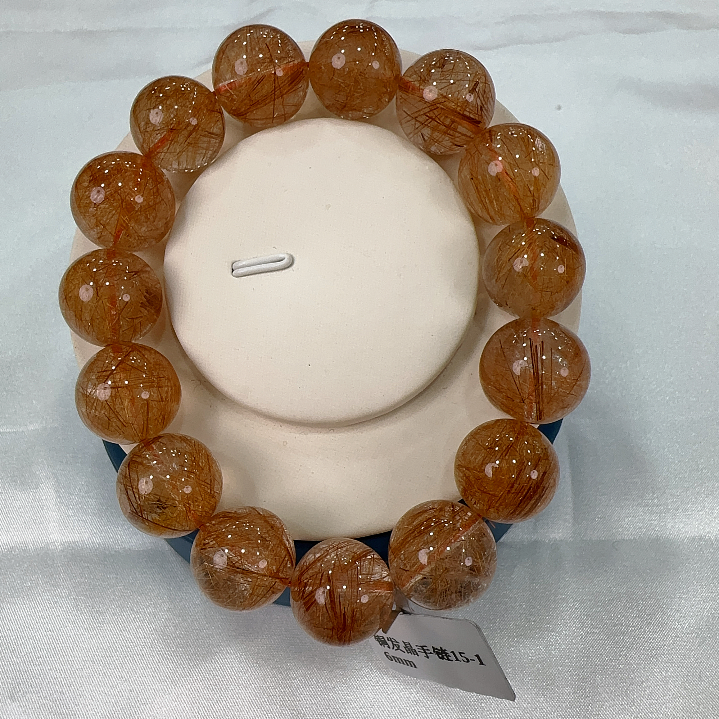 (CH1) 銅髮晶手鏈15-16mm - #水晶 #2503S