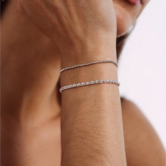 1YA0326-081 [YAY PARIS] Rive Bracelet - Silver #200torcn200 (EU)