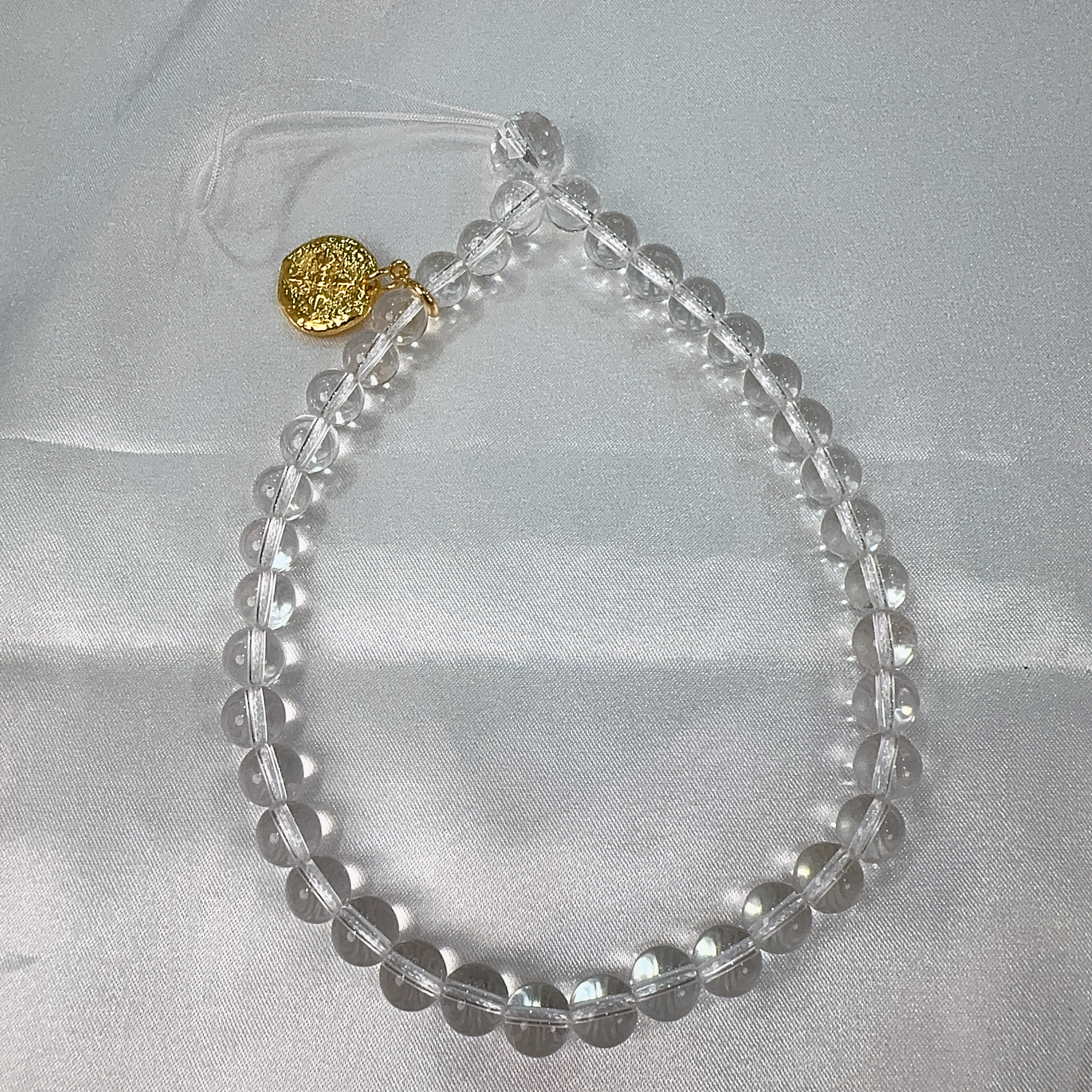 (CL1) 黃財神白水晶手機鏈 - #水晶 #2503S