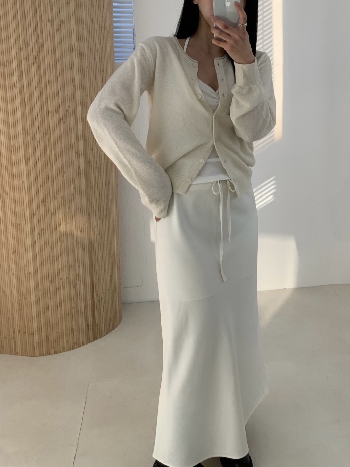 #228N721 長期主義! 輕珍珠流光微散裙