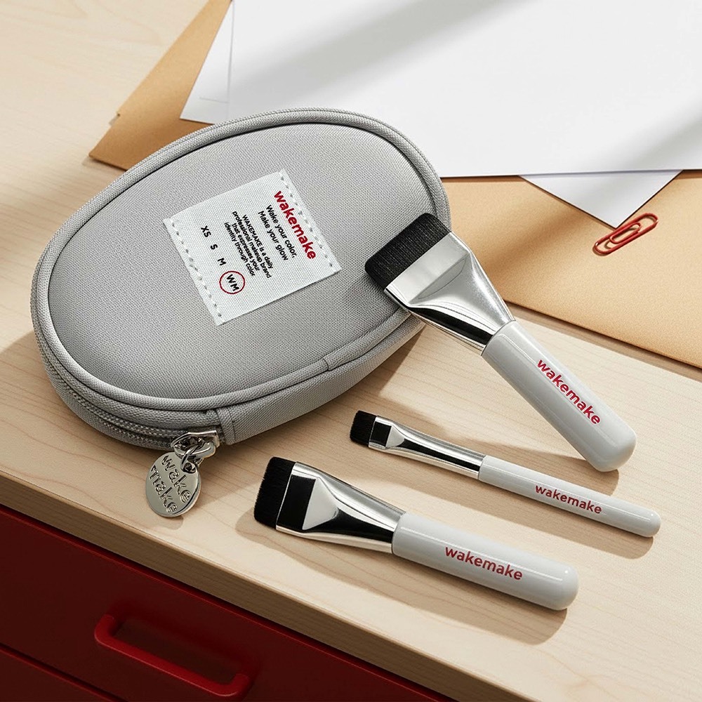 <限時開團⚡️> 🇰🇷Wakemake-隨身ㄧ字粉底刷三件組 贈收納袋