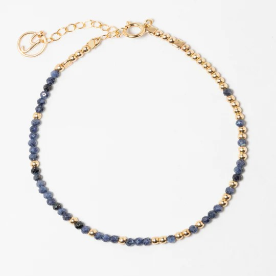 1YA0326-087 [YAY PARIS] Queen Bracelet - Sapphire Gold #22CSB-201siqu123 (EU)