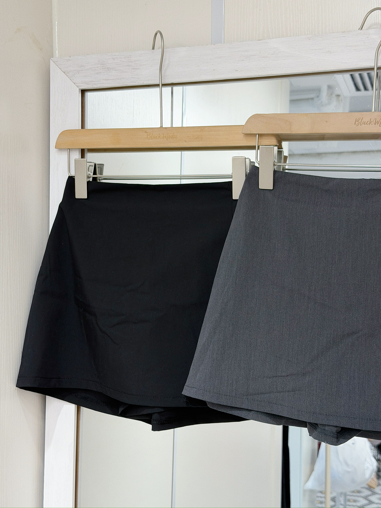 D0530｜西裝料小開衩短裙褲୨୧ ‧₊˚ ⋅