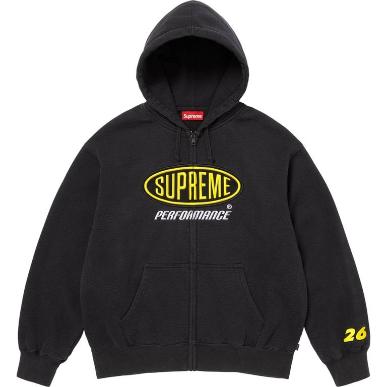 2026SS SUPREME OVAL Performance Zip Up Hooded Sweatshirt 刺繡 字體 連帽 外套 現貨