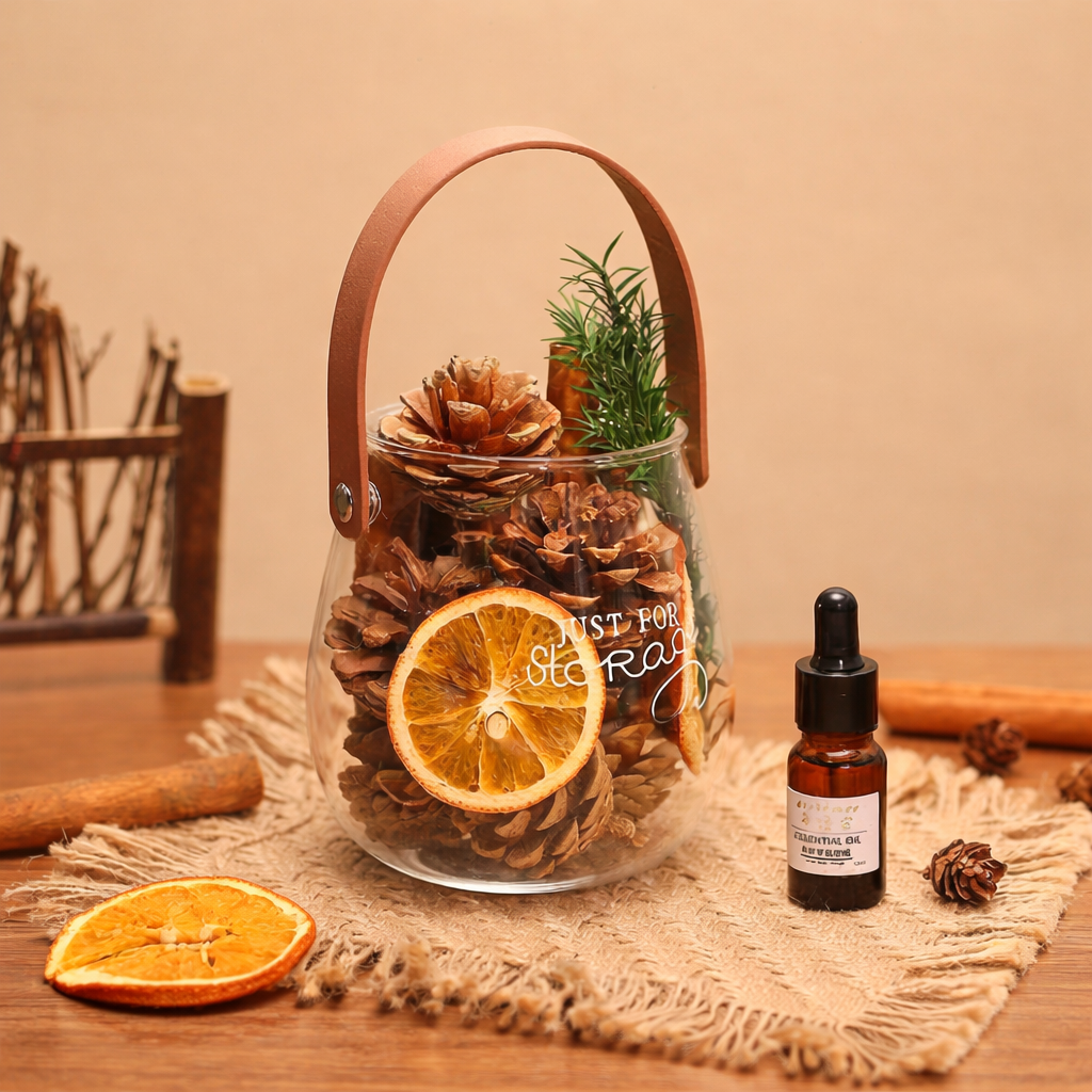 【台灣現貨速發】提把玻璃瓶 玻璃壺 水培花盆｜口徑10cm