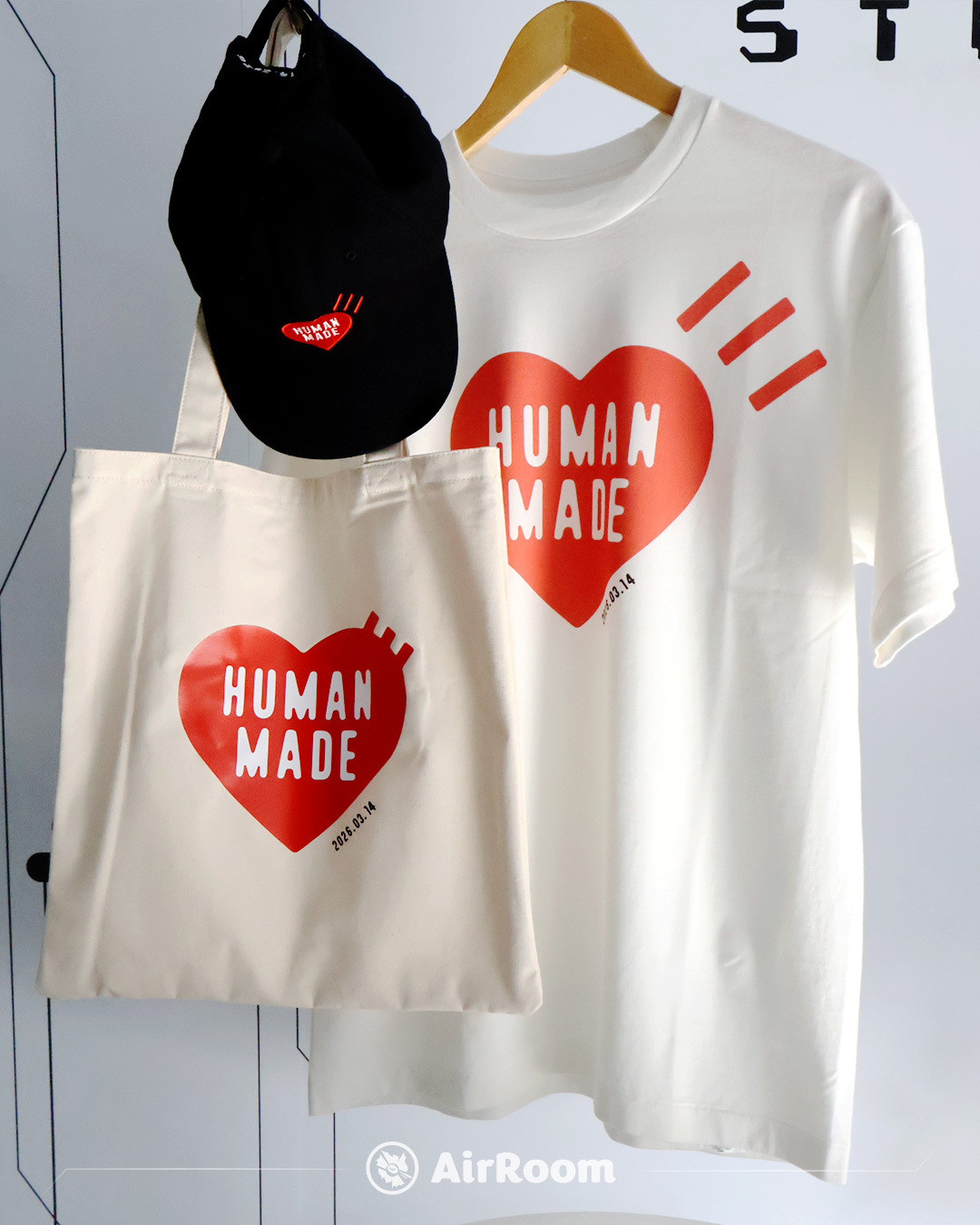 2026SS HUMAN MADE DAILY TOTE #260314 愛心 白色情人節 托特袋 手提包 現貨