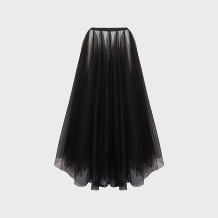 1AF0323-349 [ANNE FONTAINE] Panache Skirt Black (EU)