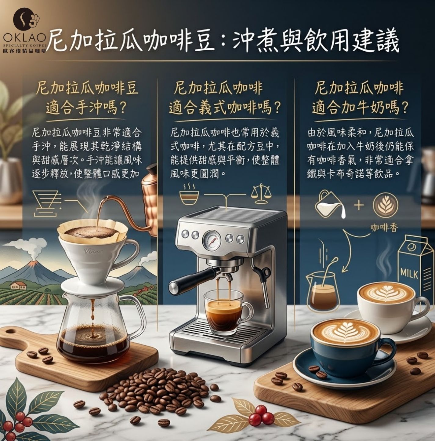 尼加拉瓜咖啡 尼加拉瓜在哪 尼加拉瓜咖啡口味 尼加拉瓜咖啡豆 尼加拉瓜咖啡風味 歐客佬咖啡 精品咖啡 精品咖啡豆 掛耳咖啡 咖啡禮盒