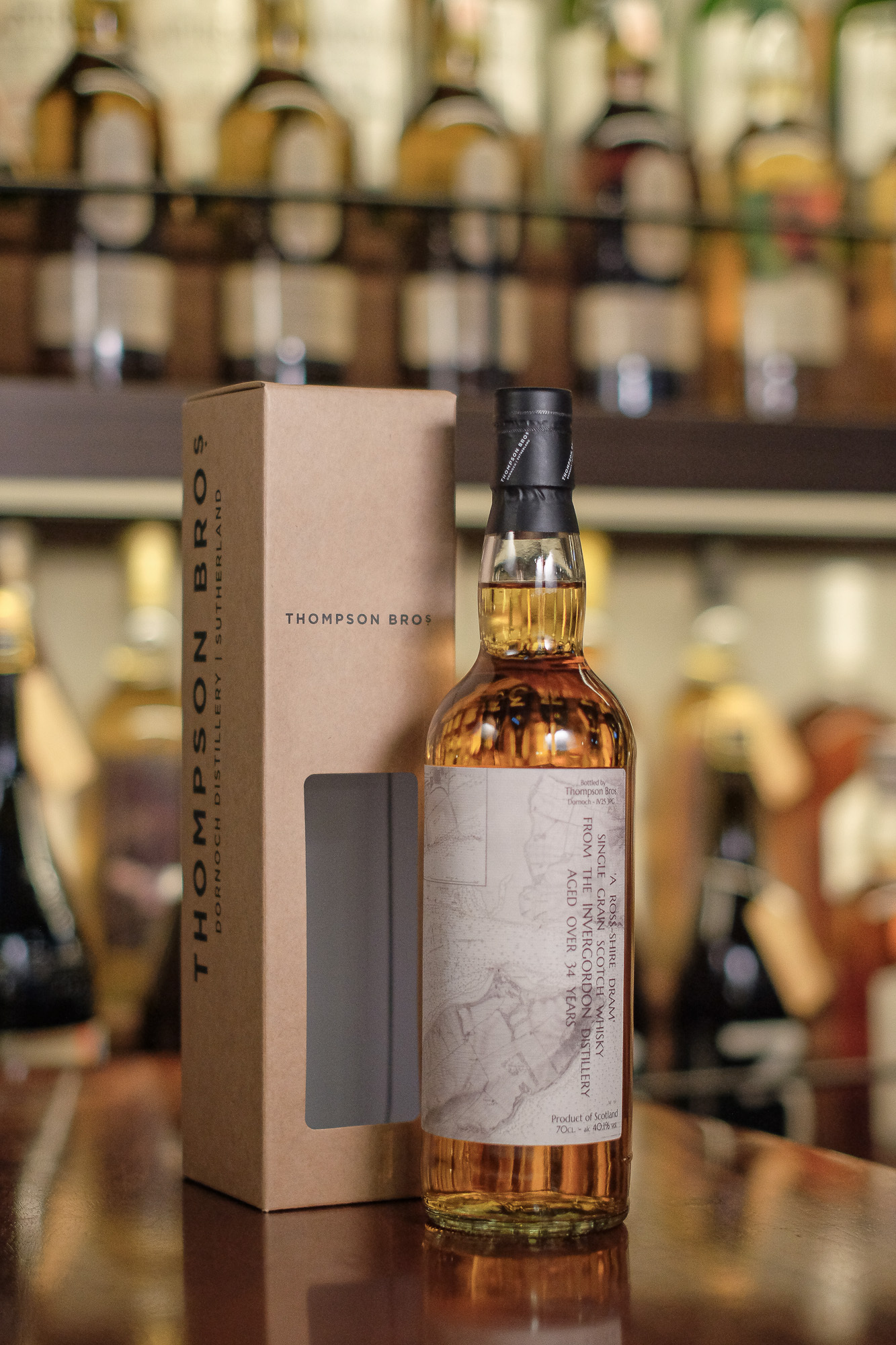 Invergordon 34YO Single Grain Scotch Whisky Refill Barrel 40.1% Thompson Bros.