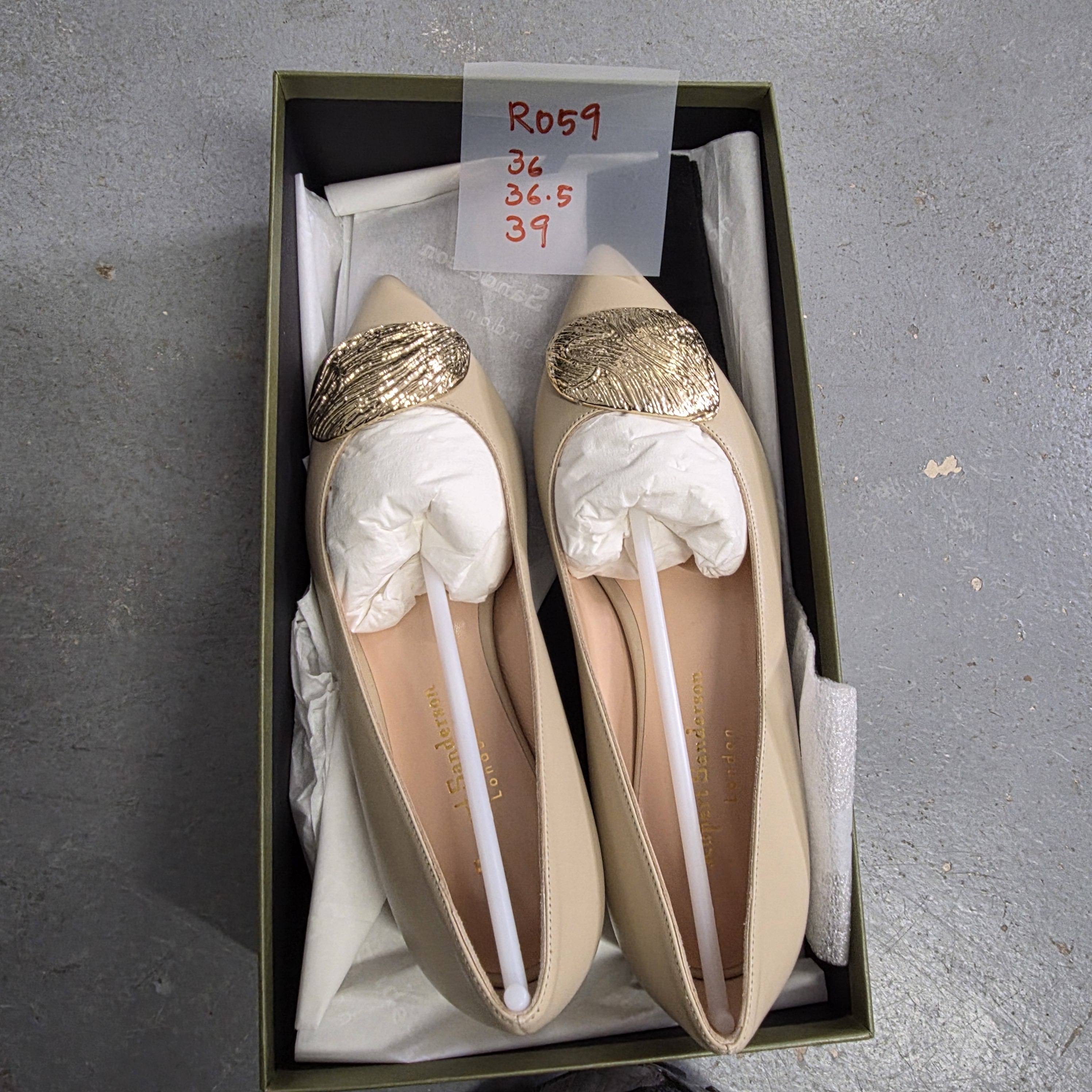 Rupert Sanderson RS R059 size 36 36.5 39.5