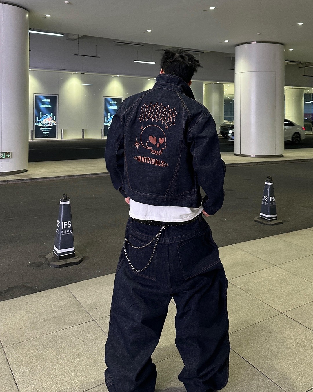 ADIDAS VALENTINE'S DAY  DENIM JACKET 情人節限定 骷髏 刺繡 美式 原色 單寧 三線 牛仔 外套 寬鬆 牛仔褲 KT6338/KT6365