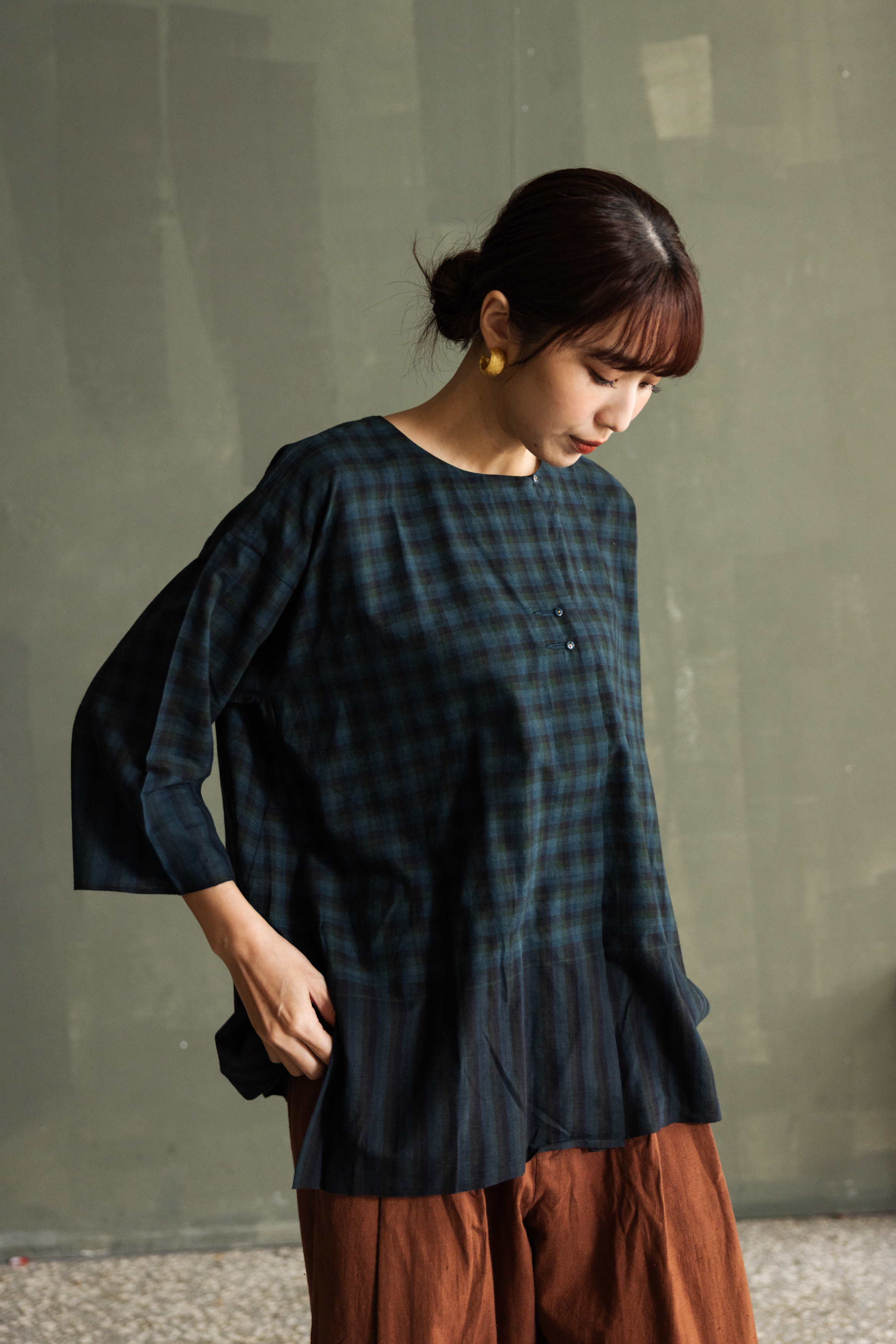 【Kilchu】Dune Top_Indigo