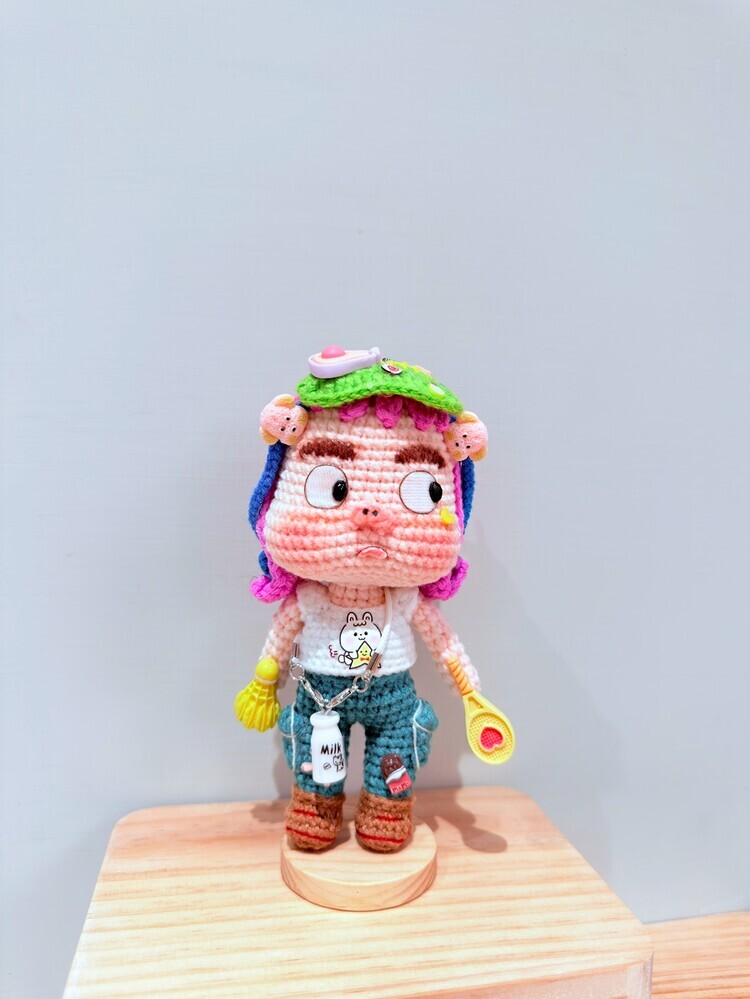 多色兩件式服裝醜娃吊飾-47號『約12-15cm』