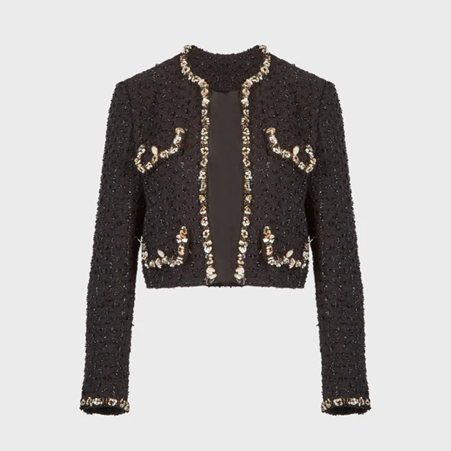 1AF0323-342 [ANNE FONTAINE] Juliena Jacket Black (EU)