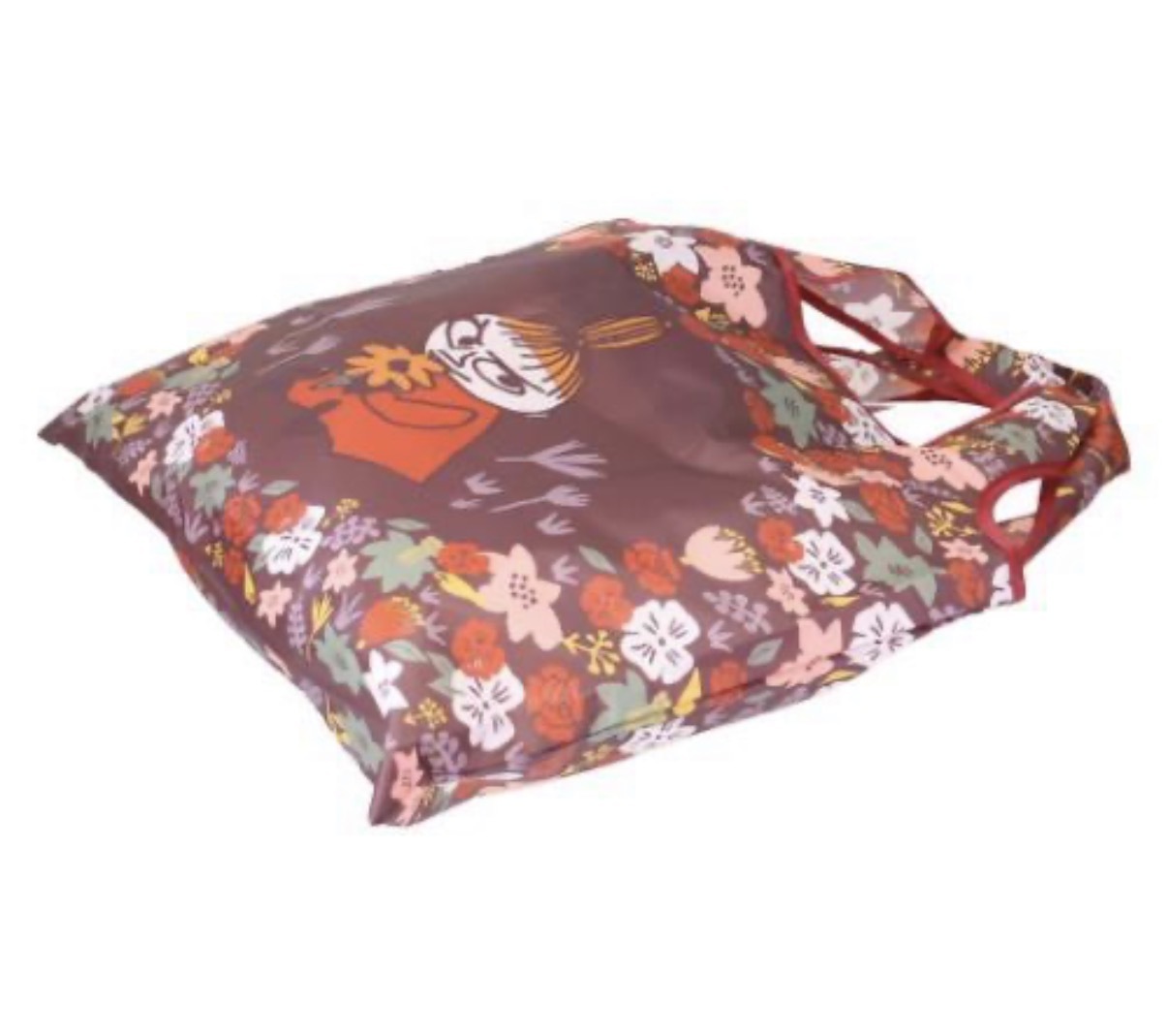 JP 姆明阿美花花大容量環保袋 酒紅 8194 TK260325