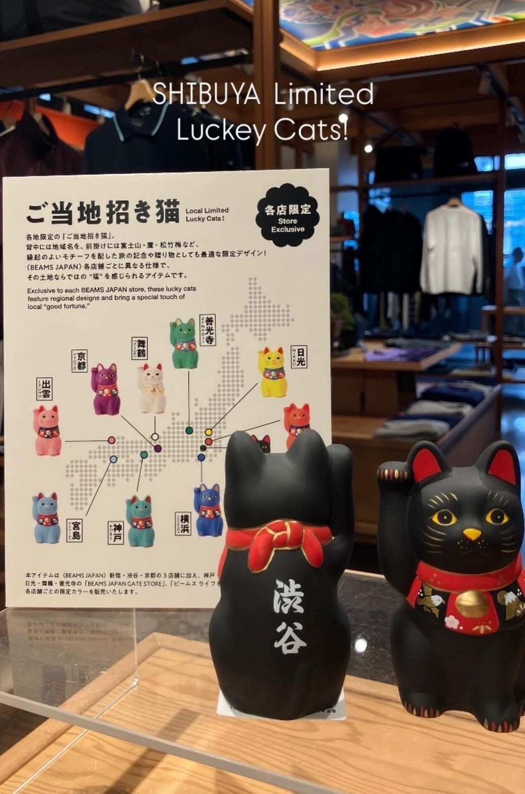 BEAMS JAPAN 🇯🇵日本製招財貓地區限定販售