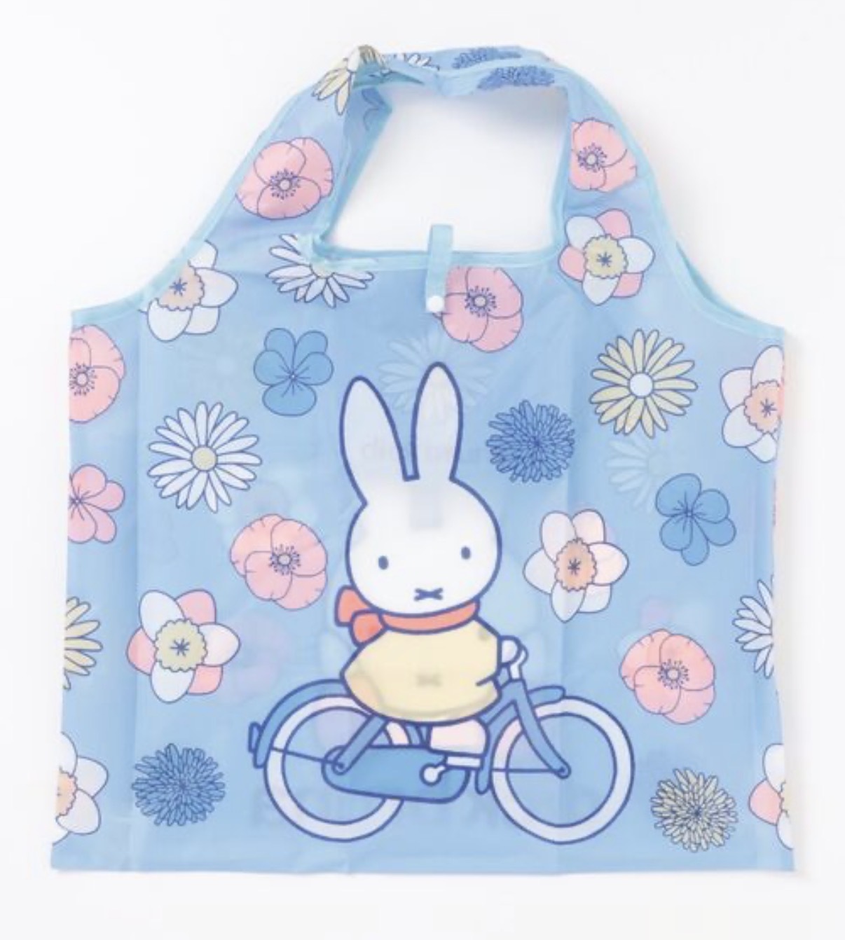 JP Miffy 紫藍花花造型環保袋 L 0327 TK260325