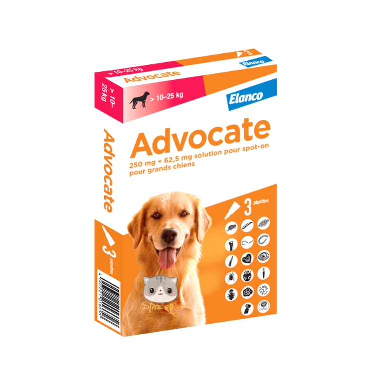Elanco (Bayer) Advocate心疥爽® 狗用10-25kg