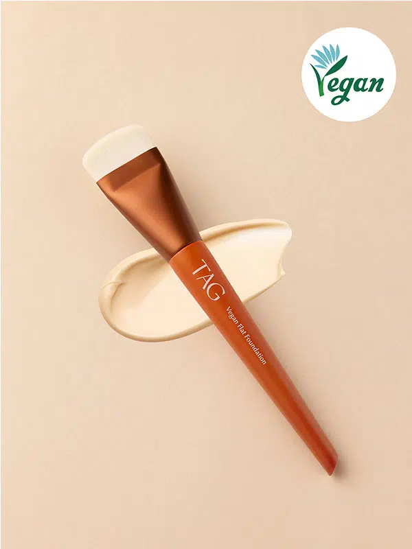 TAG Vegan Flat Foundation Brush 專業純素扁平粉底刷