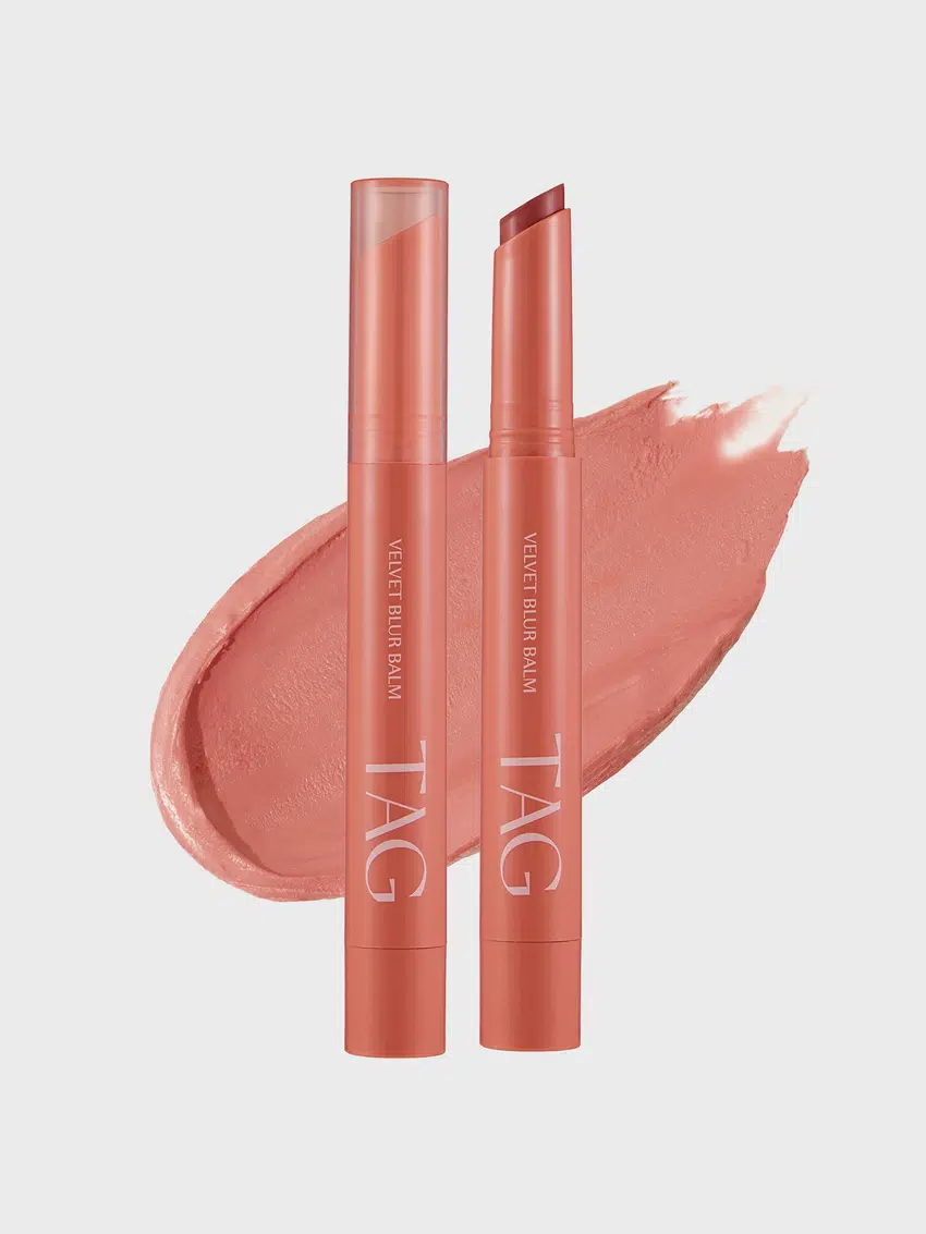 TAG Velvet Blur Balm 專業純素絲絨柔焦唇膏【4款色號】