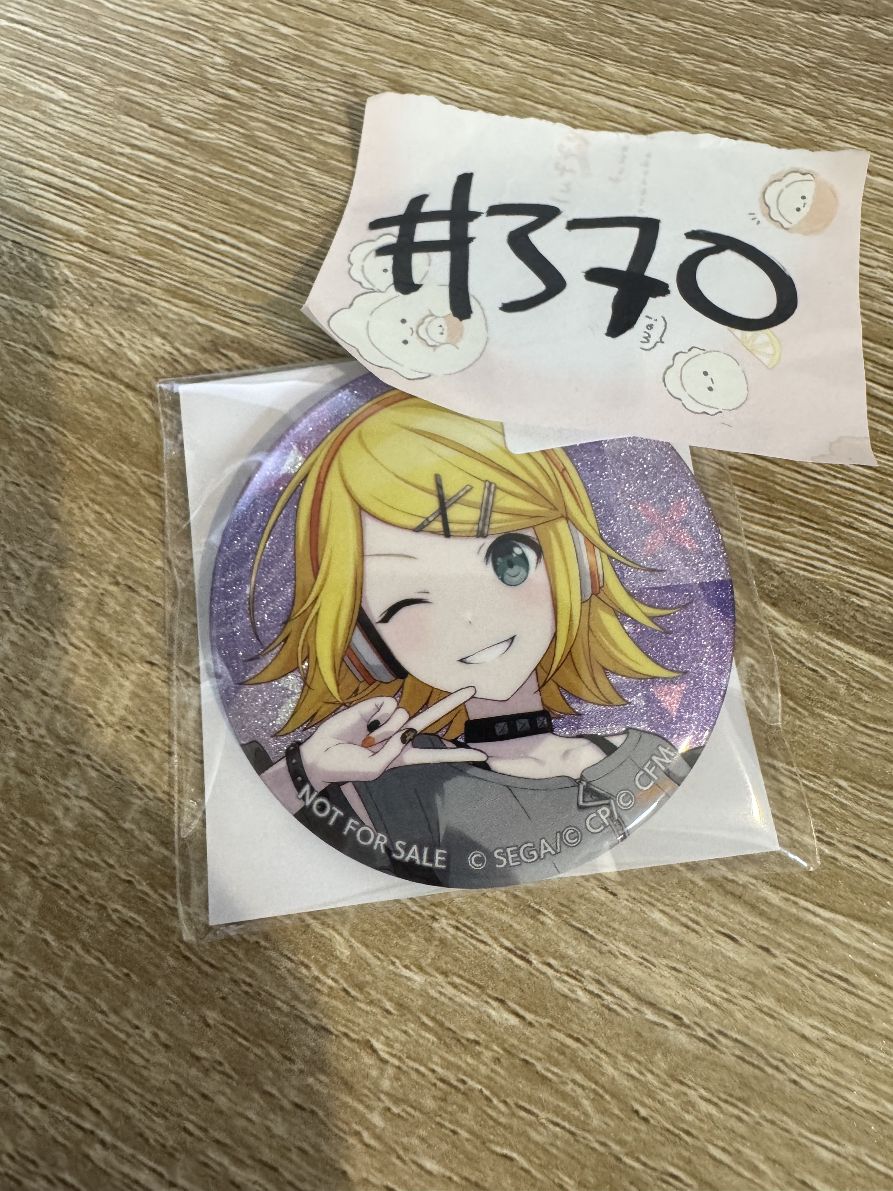 PROJECT SEKAI RIN 襟章  #370
