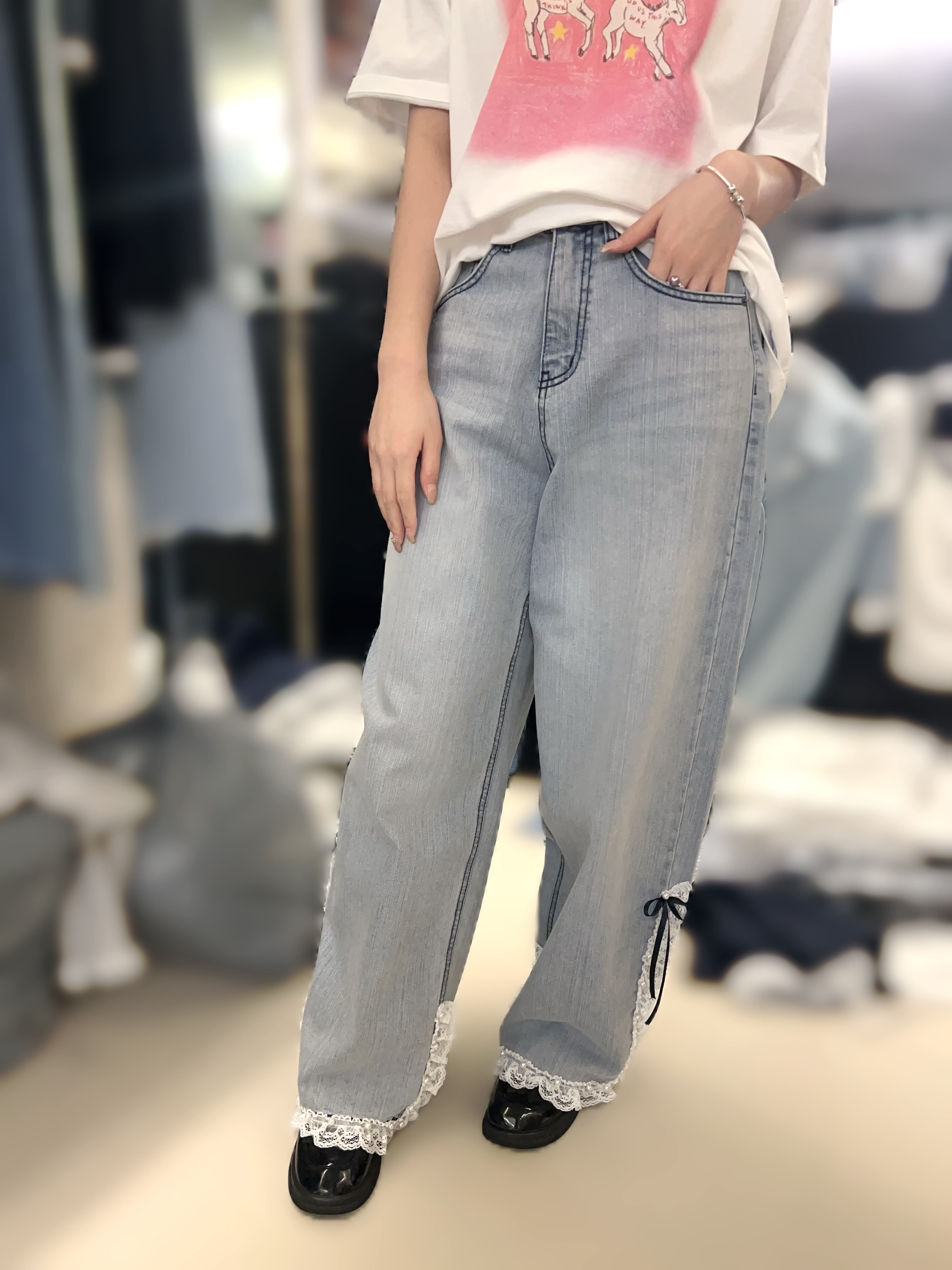 MP16 S腰  28 HIP 48 長 42 / M腰 30 HIP50 長42 /  L腰 32 HIP52 長 42 $599[一口價]