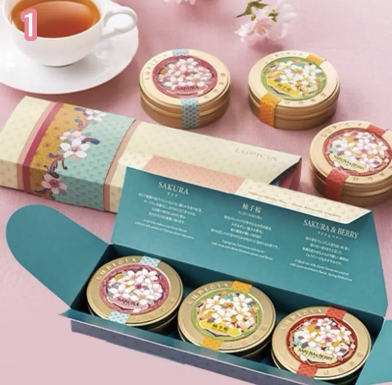【櫻花季節限定】JP Lupicia 罐裝3種口味套裝 茶包15個 3223