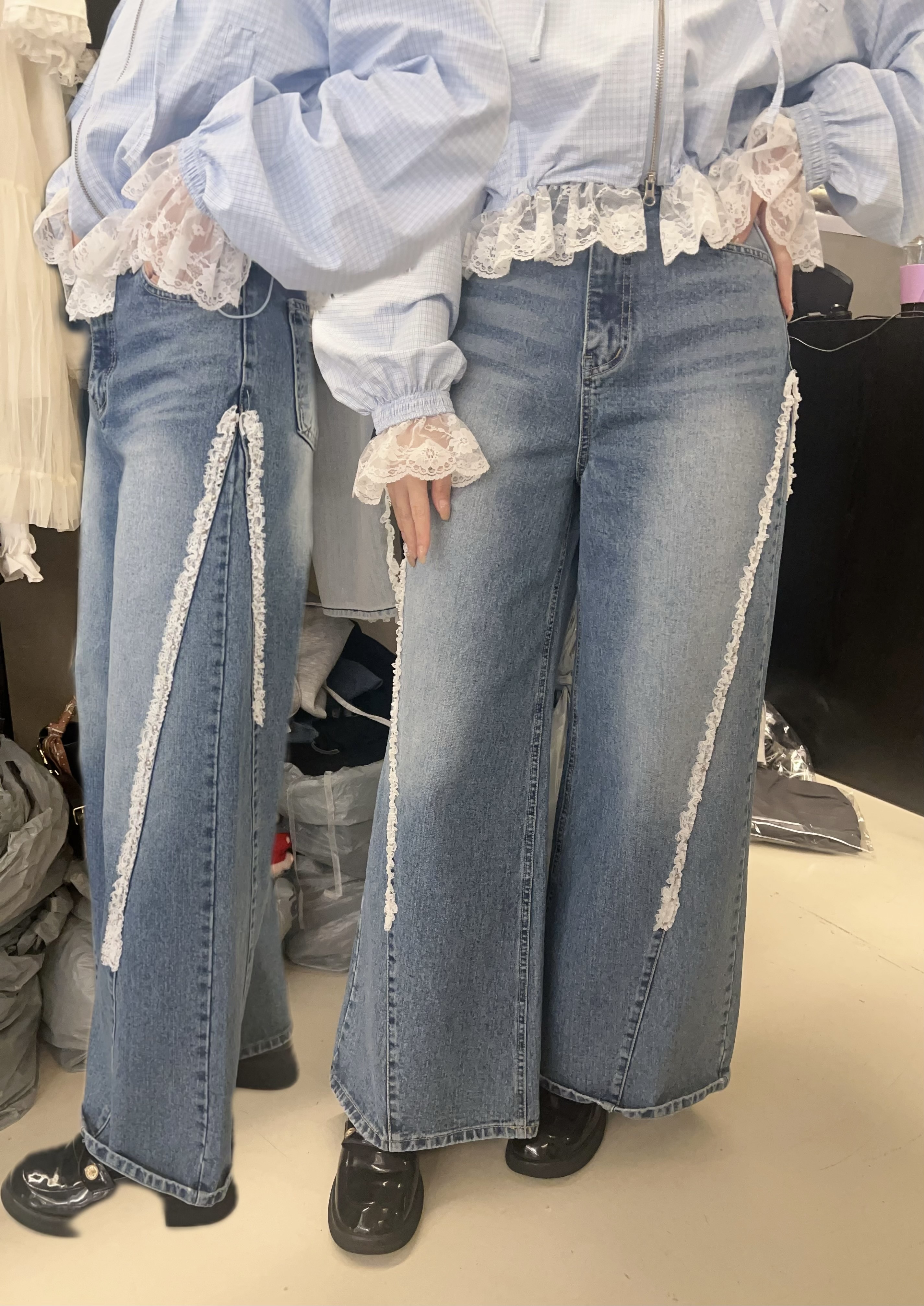 MP34 韓國🇰🇷牛仔褲👖 S 腰 27 HIP 40 長41.5 / M腰 29 HIP42 長41.5 / L腰31  HIP44 長 41.5 $589[一口價]