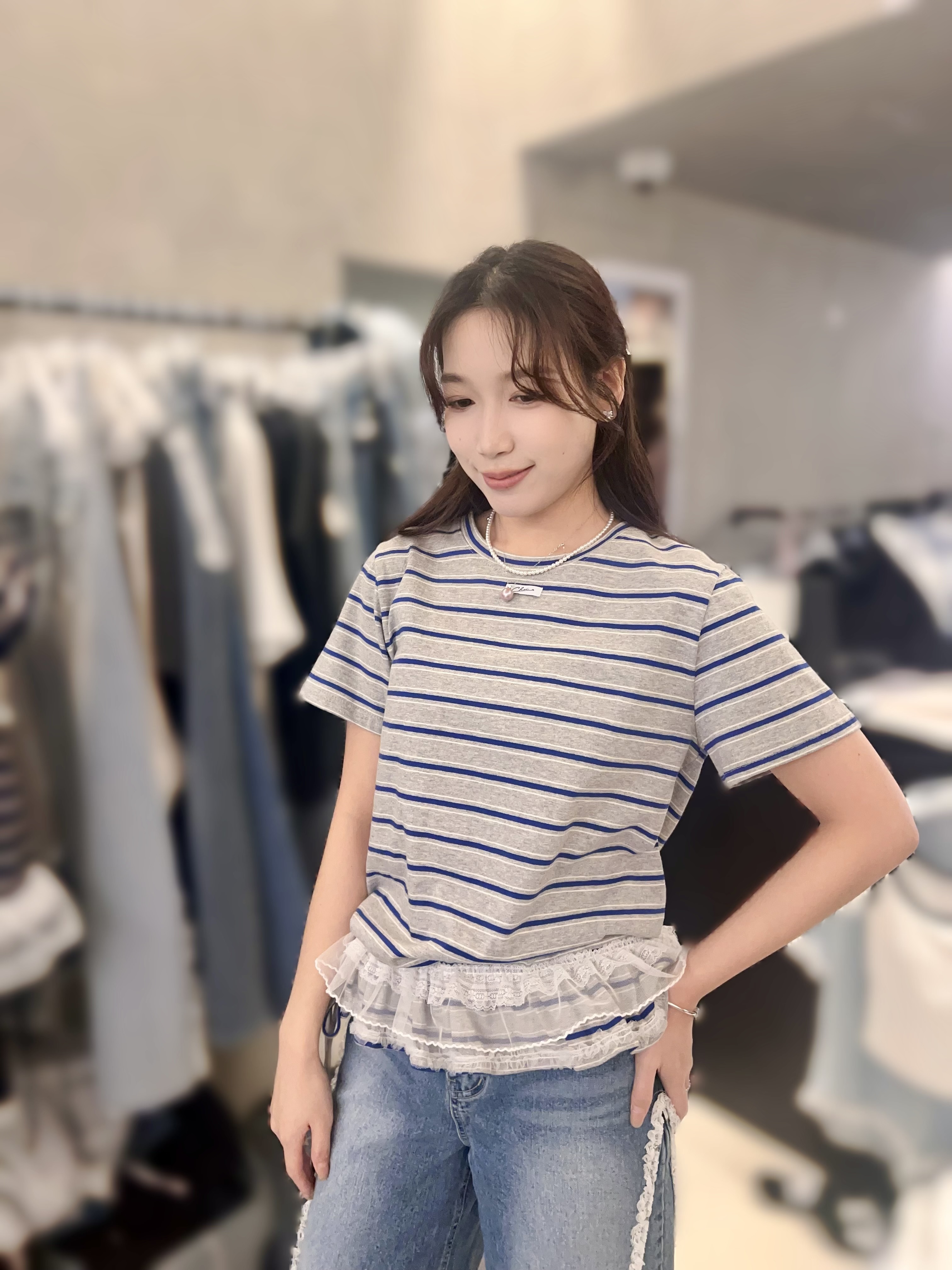 MP06  韓國粗橫間 T 胸40 長 26 $489[一口價]