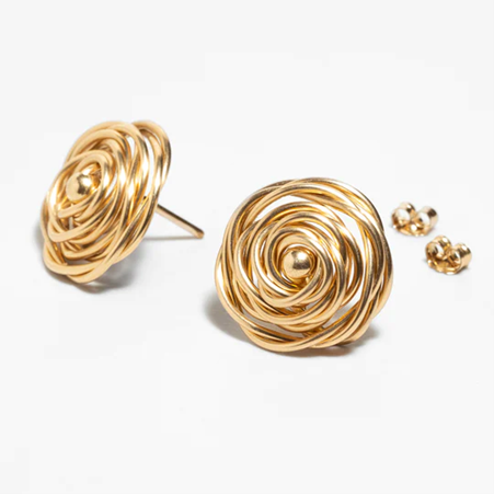 1YA0326-232 [YAY PARIS] Large Pink And Gold Chips Laminated Gold #24AHC-300sirsmy100 (EU)