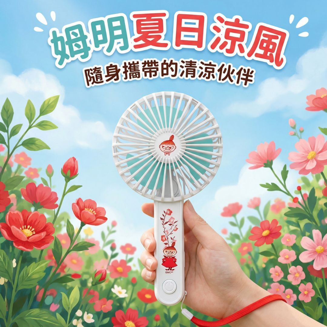 姆明一族- 迷你風扇 便攜風扇| 手提風扇