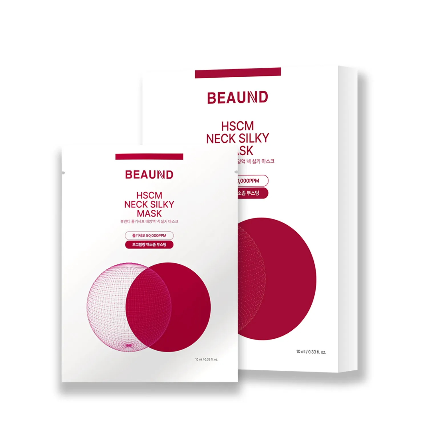 BEAUND HSCM Neck Silky Mask Sheet 專業級人體臍帶血外泌體頸膜