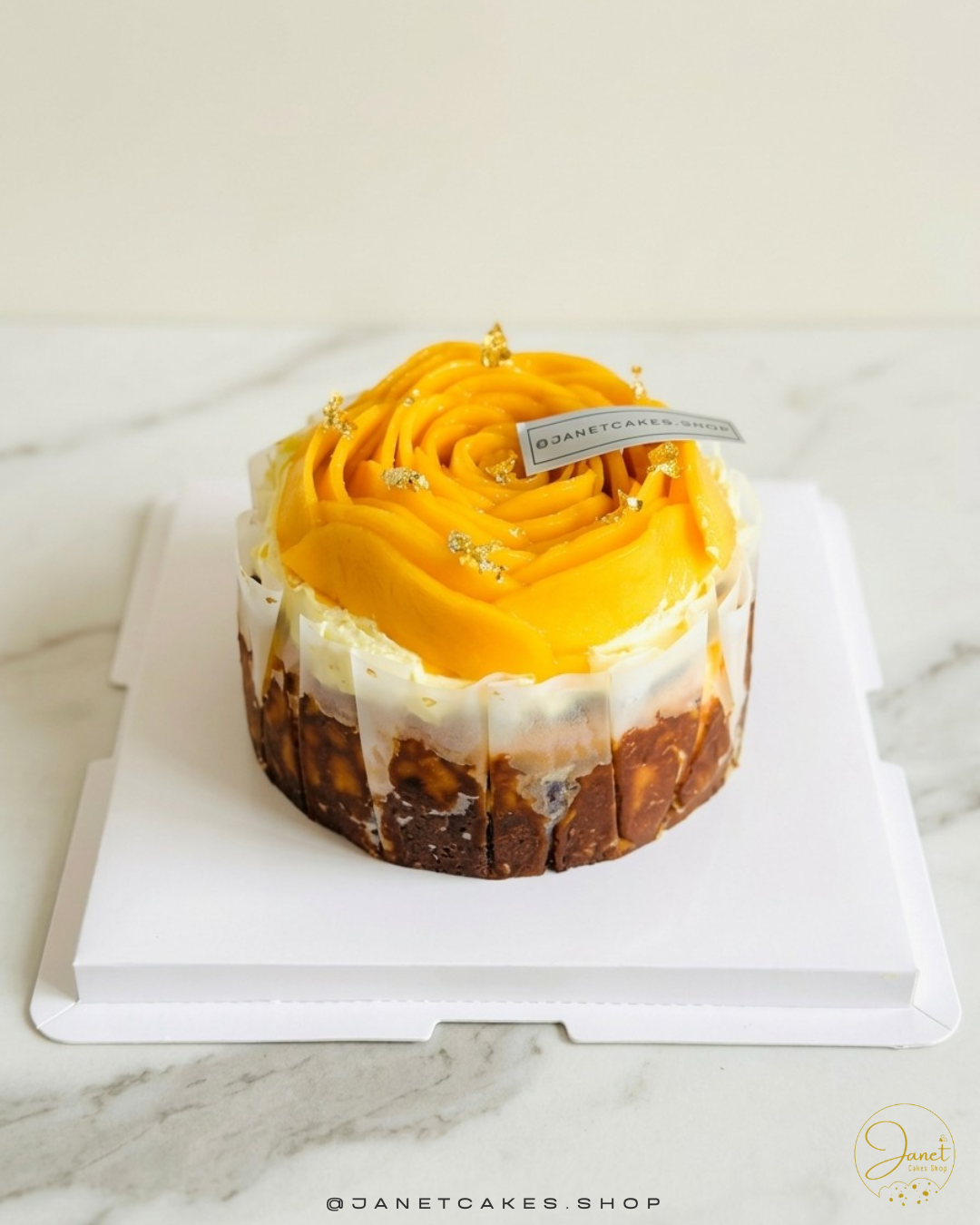 芒果玫瑰巴斯克(6吋)