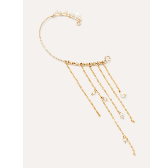 1YA0326-234 [YAY PARIS] Faraya Ear Jewelry Cultured Pearls Laminated Gold #10epch101 (EU)