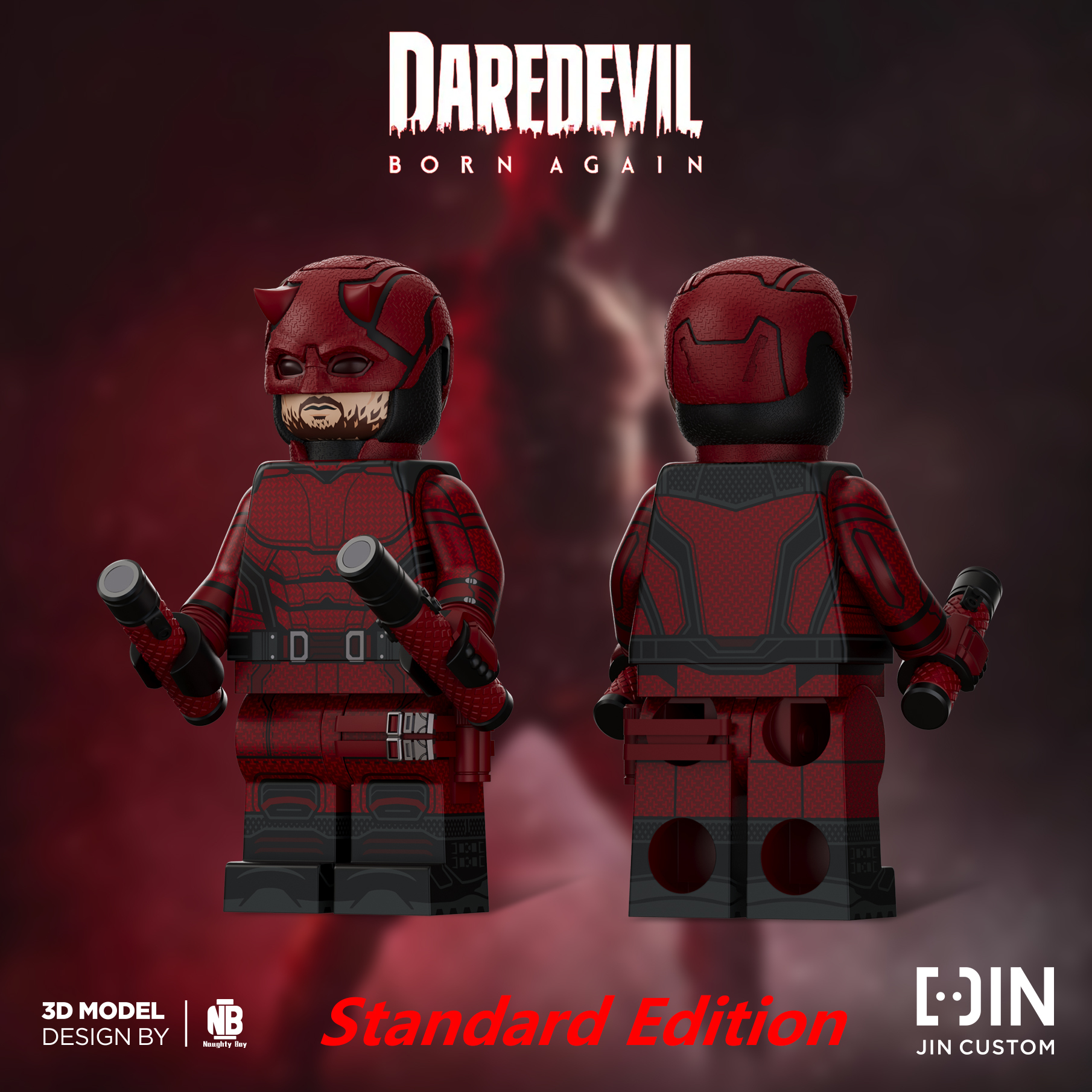 [Jin Custom][Preorder] Daredevil: Born Again [PADprinted]