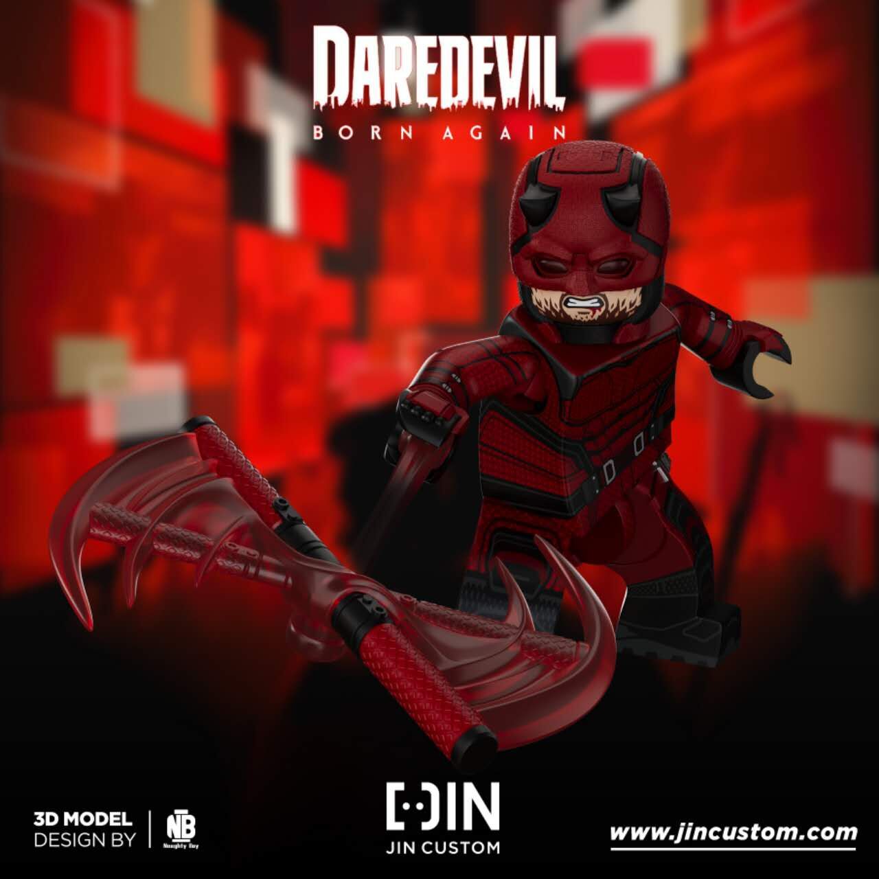 [Jin Custom][Preorder] Daredevil: Born Again [PADprinted]