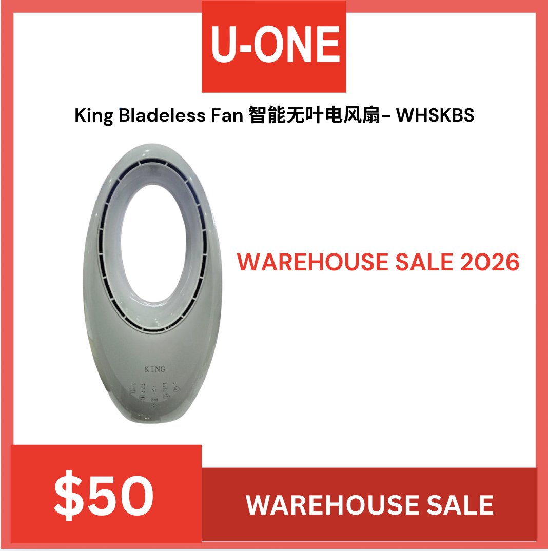 WAREHOUSE SALE King Bladeless Fan 智能无叶电风扇- WHSKBS