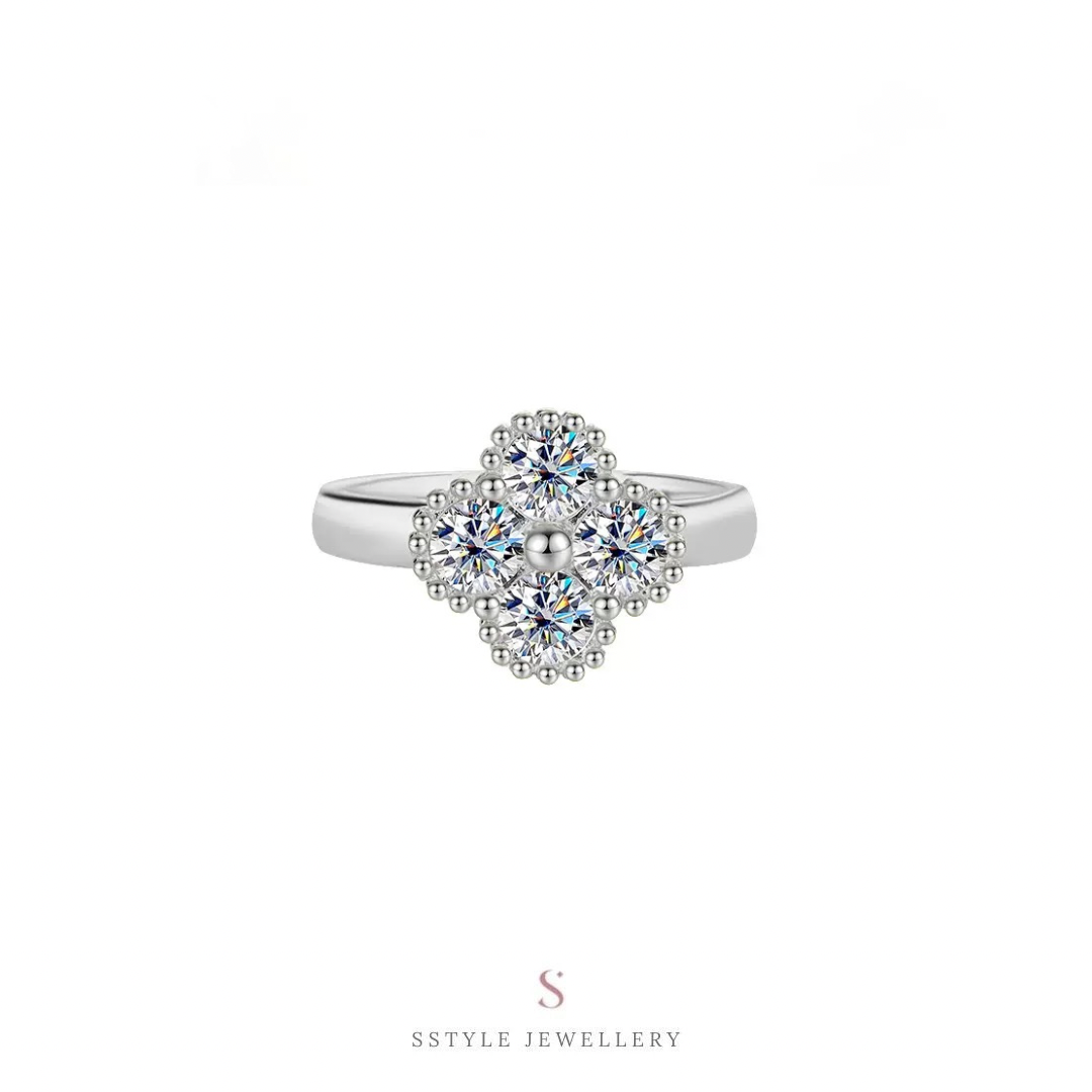 Bertha Moissanite Ring