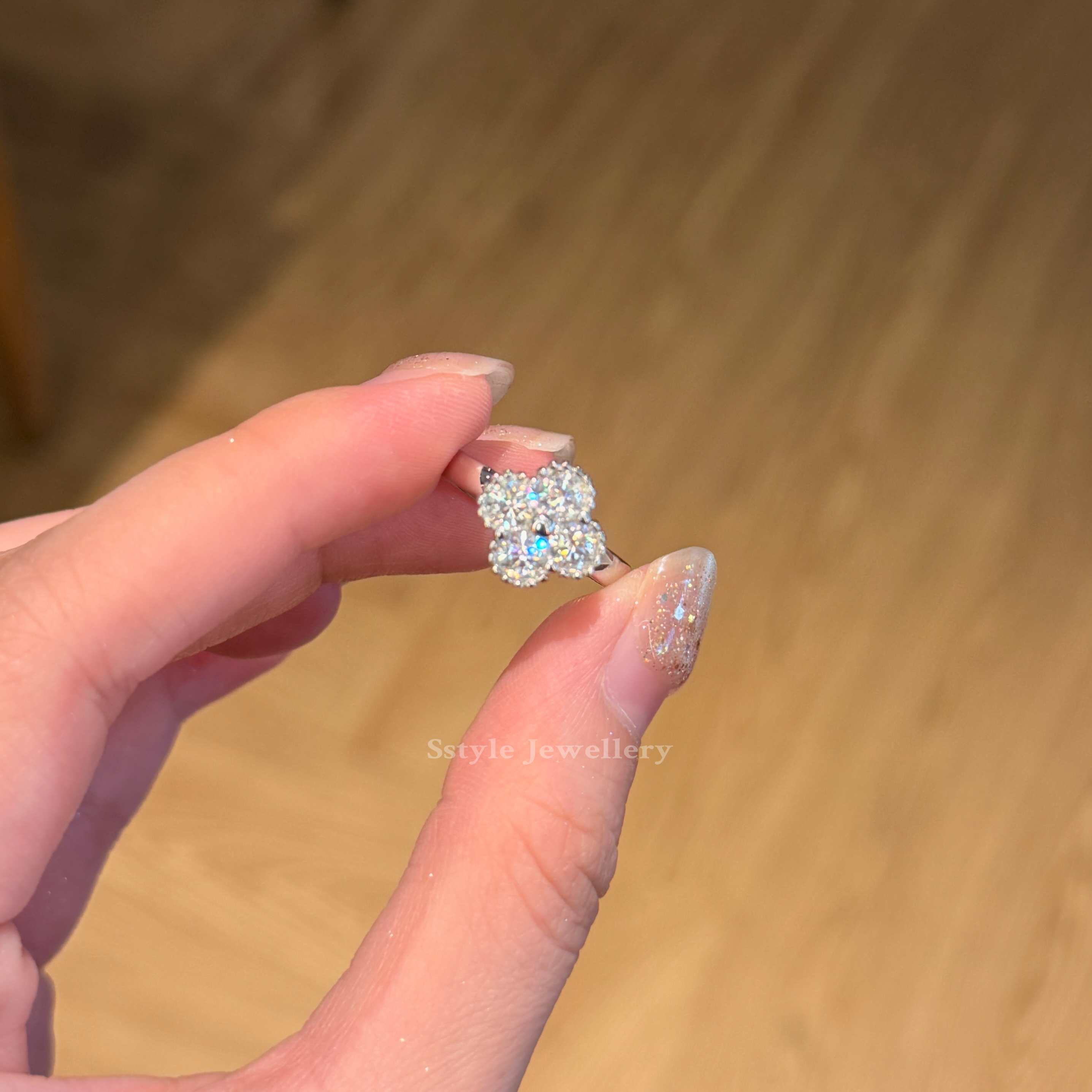 Bertha Moissanite Ring