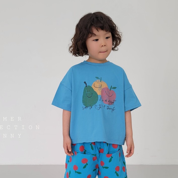 90-140 FUN 笑臉水果上衣 2色