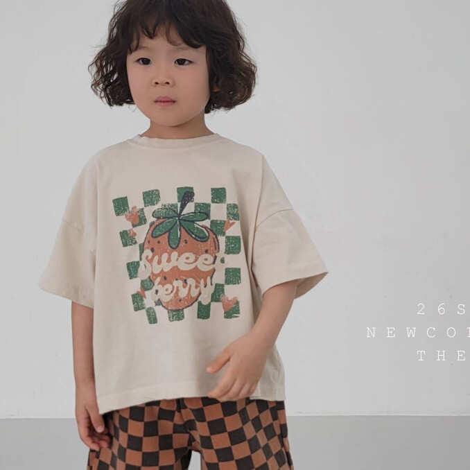 90-140 FUN 甜蜜草莓上衣 2色