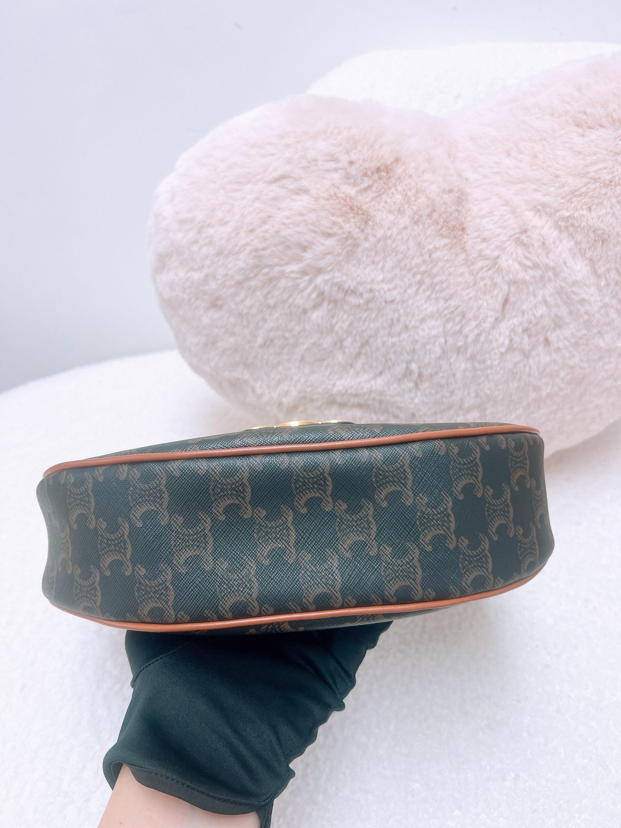 Celine ava triomphe medium (brown monogram)