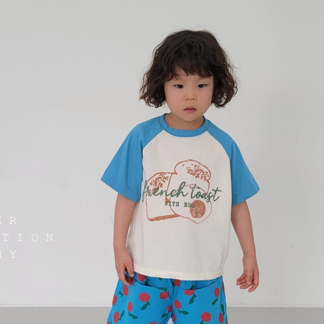 90-140 FUN 吐司蛋配色上衣 2色