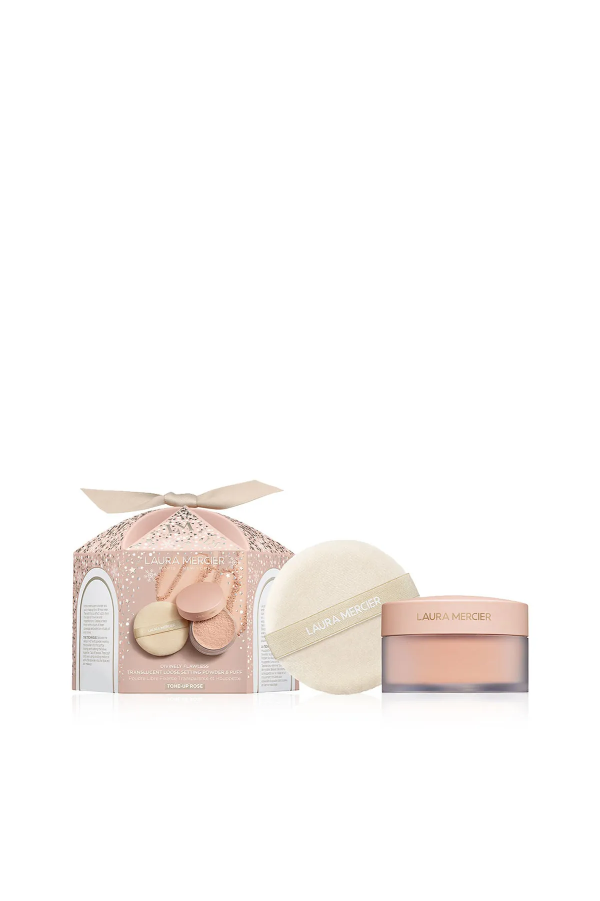 LAURA MERCIER 專業級極致柔光提亮蜜粉套裝 (+專業天鵝絨粉撲)