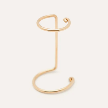 1YA0326-245 [YAY PARIS] Fake Double Helix Piercing Laminated Gold #22SSK-320dbes100 (EU)