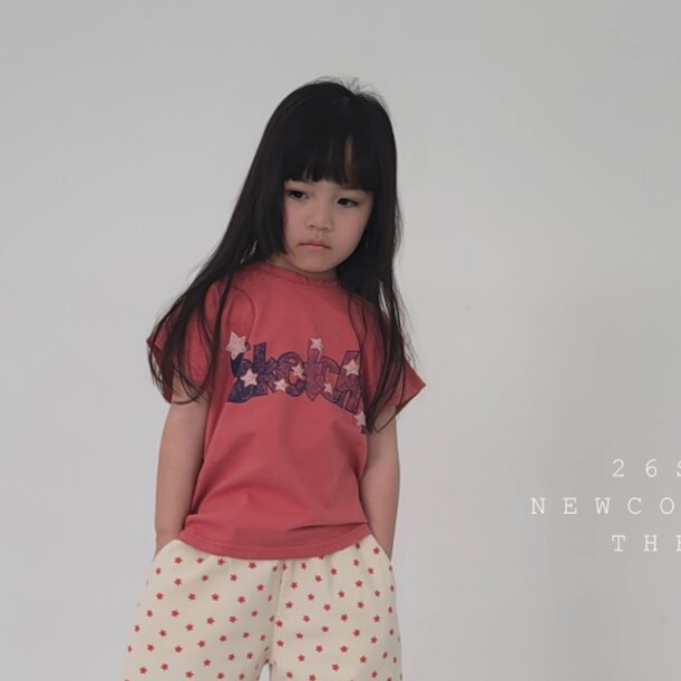 90-140 FUN 星星落肩上衣 2色