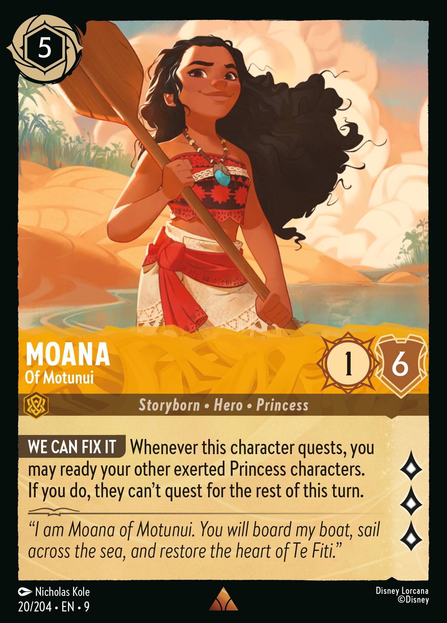 Fabled - 20/204 Moana – Of Motunui R